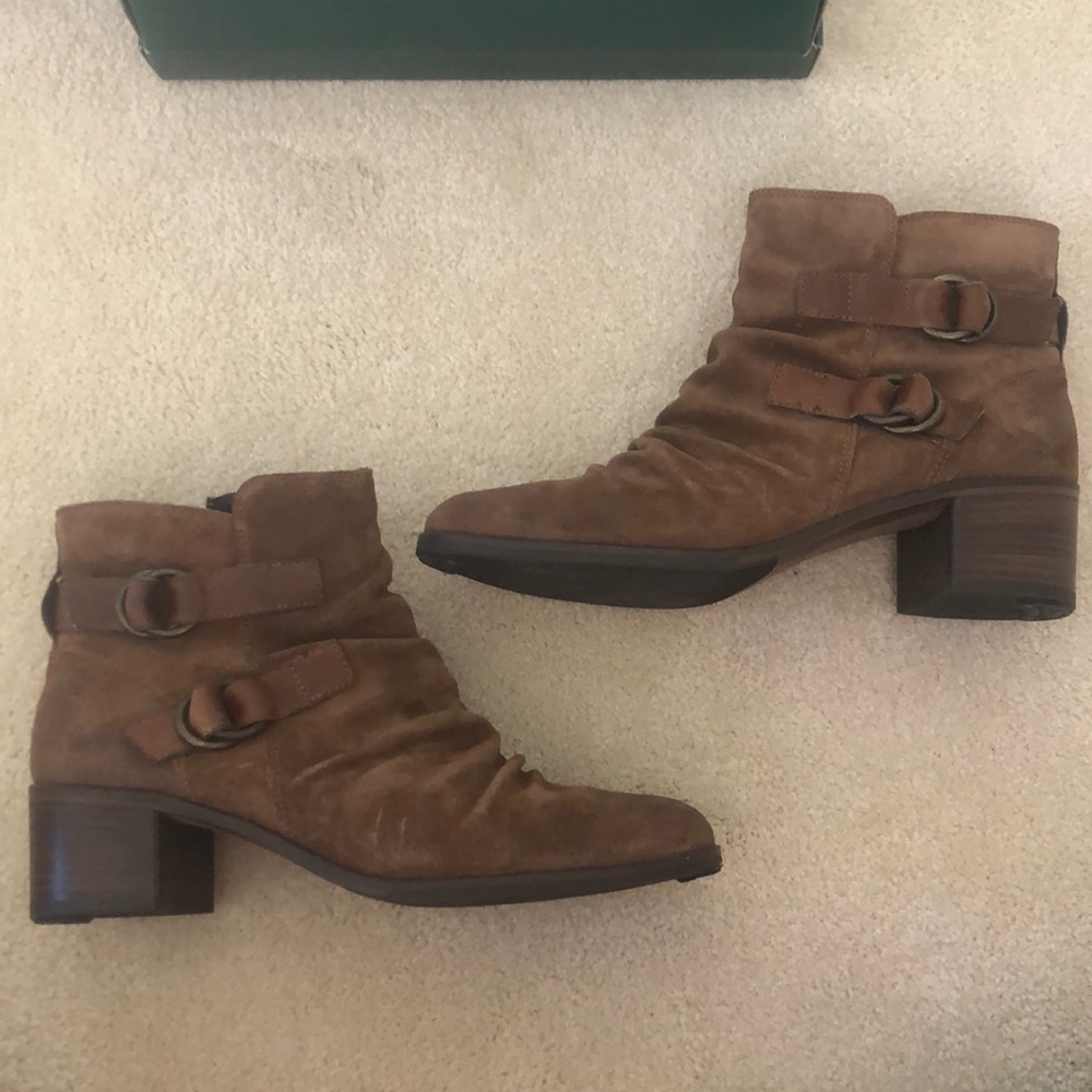 Newbury coffee colored booties